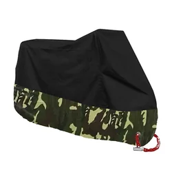 All - Weather UV - Resistant Waterproof Motorcycle and Scooter Cover - XXXL  221 - 230cm (Camouflage)