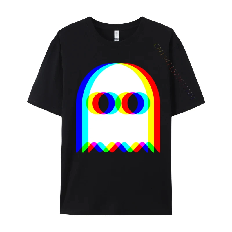 New Coming Normal Cool T Shirt Crewneck 100% Cotton Fabric Men Tops & Tees Short Sleeve Summer Fall Cool Clothing Shirt Funny Ghost Trippy Vaporwave Halloween Techno Rave EDM Music black
