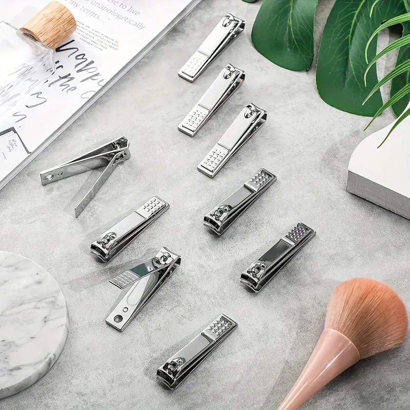 12Pcs Stainless Steel Nail Clipper Set for Women and Men - Fingernail and Toenail Cutter 2