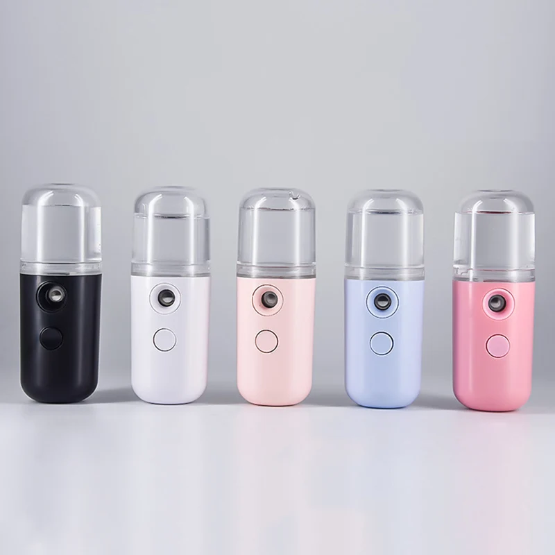 1~7PCS Mini 30ml Air Humidifier Nano Sprayer Portable Moisturizer Instrument Aromatherapy Essential Oil Diffuser USB Mist Maker