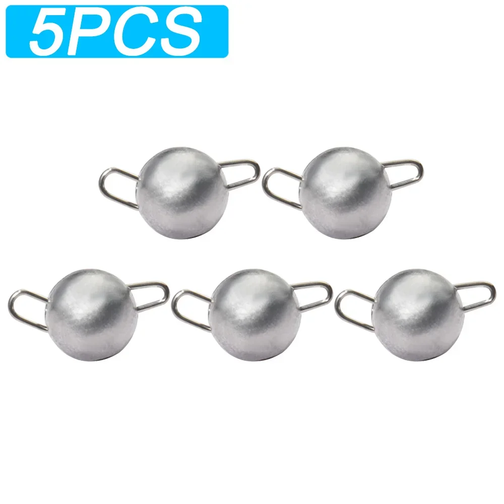5Pcs 2g 28g Angeln Gewicht Platinen Jig Kopf Tiefes Wasser mit Schwenk Runde Ball Platinen Angeln Werkzeuge angelgerät Cast Pesca Zubehör