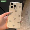 Girls Glitter 3D Bow Clear Case