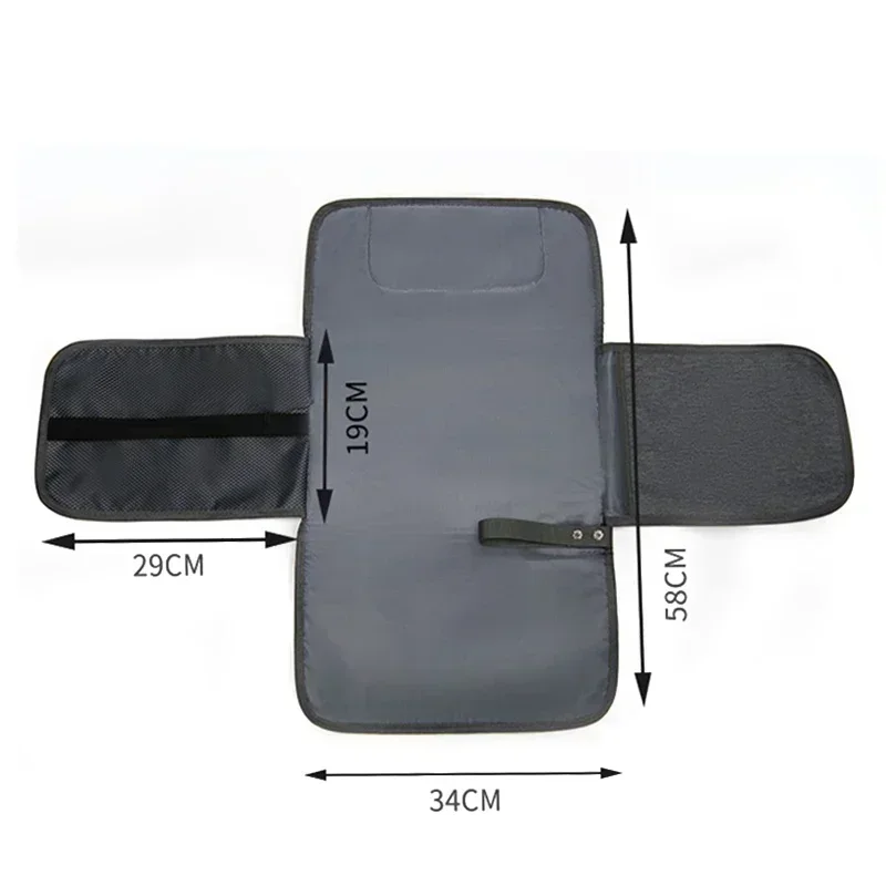 Diaper Changing Pad Diaper Changing Mat Portable Diaper Changing Pad Portable Baby Changing Pad with Pockets Waterproof Travel Diaper Station Kit Baby Gifts