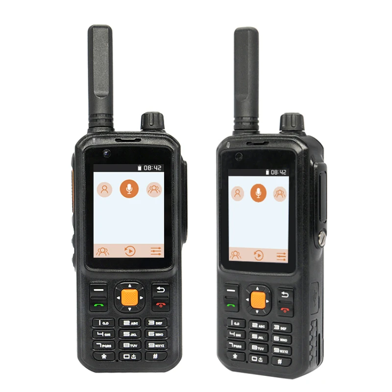 

Ecome 4G Lte Ip Wifi Gsm Zello Poc radio ET-A87 Walkie talkie With Dual Sim Card