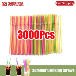 200pcs/lot Fruit Animal Straws Plastic Distorted Shaped Drinking Straws for  Kids Birthday Party Decoration - AliExpress