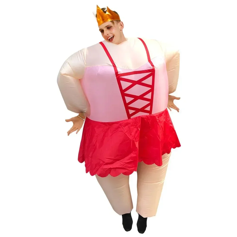 

Carnival Ballet Costume Adult Inflatable Suit Sumo Wrestler Blow Up Outfit Cosplay Party Dress for Men Women