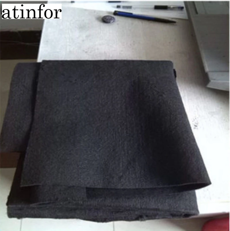 atinfor 1000x1000mm High Temperature Carbonization Activated Carbon Fiber Felt High Efficiency for Filter Material 1500