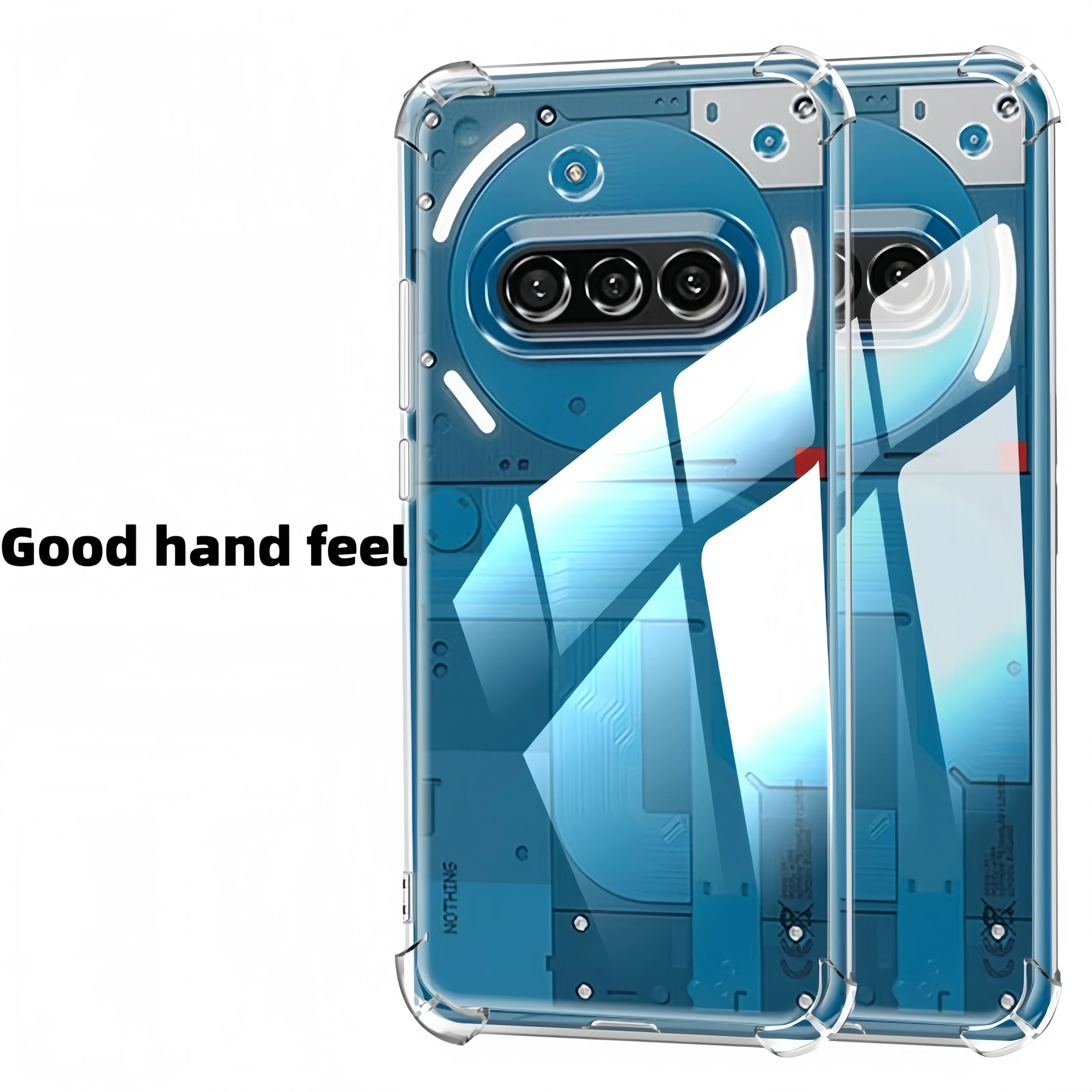 Clear Transparent TPU Shockproof Phone Case