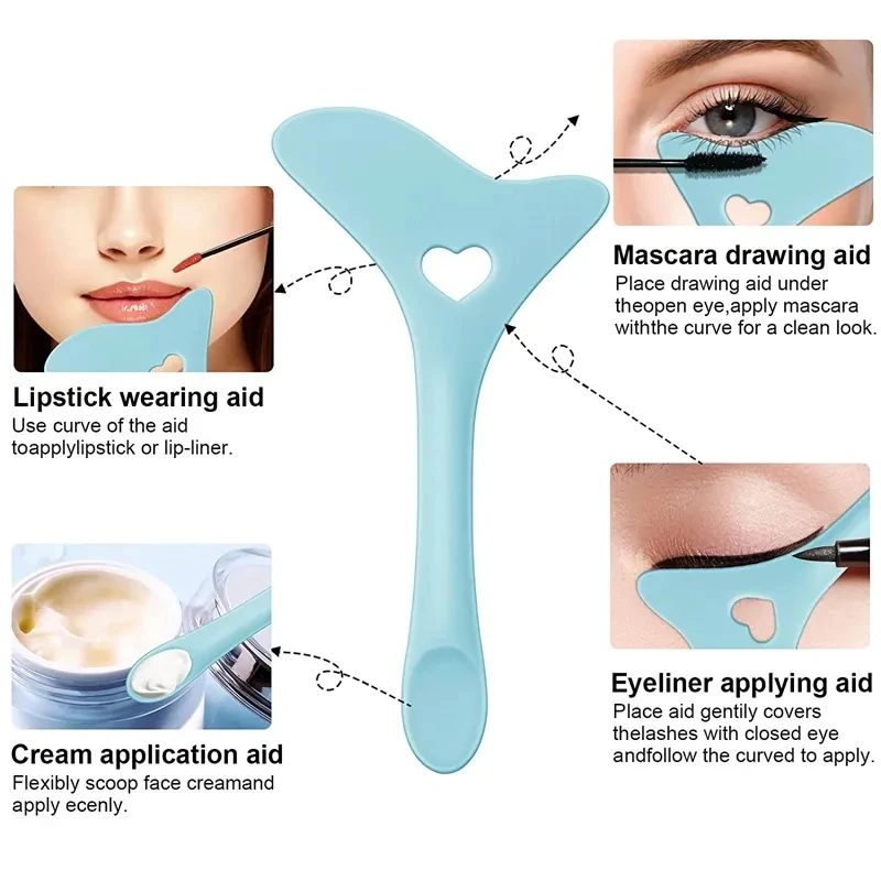 2Pcs Set Makeup Tools Eye Stencils Applicator Guide