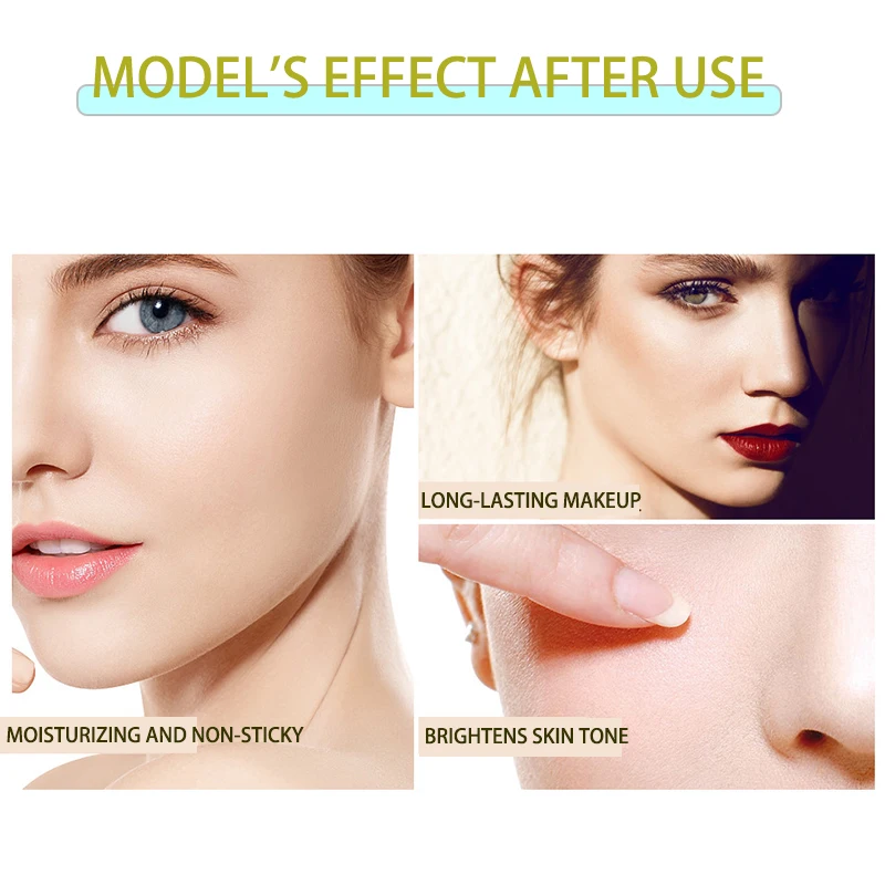 Invisible makeup cream, base gel, liquid base cream for perfect makeup-residue-free, long-lasting moisturizing 5