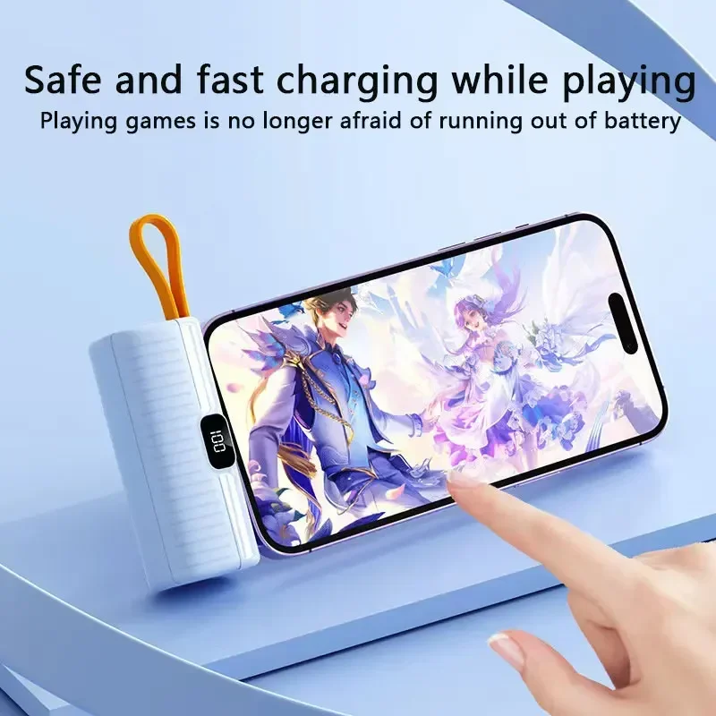30000mAh Mini Wireless Power Bank High Capacity Fast Charging Mobile Power Supply Emergency External Battery For iPhone Type