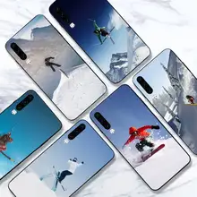 

Skiing Snow Snowboard Skis Phone Case For Huawei honor Mate 10 20 30 40 i 9 8 pro x Lite P smart 2019 Y5 2018 nova 5t