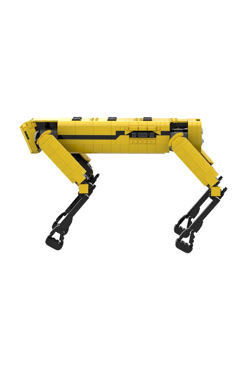 MOC Boston Dynamics Spot Roboter Modell Baustein Alpha Hund Aktivität Roboter Zusammengebaut Ziegel Spielzeug Geschenk für Erwachsene – Detail 3