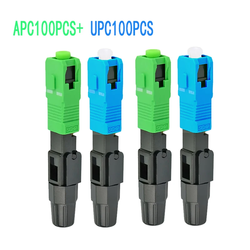 Connecteur FTTH Connecteurs Fibre Optique SC/UPC 10 Pièces - Pour FTTH, CATV, Installation Rapide Et Fiable Plug Fibre Optique