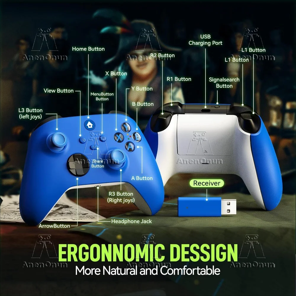 Xbox One Xbox ø X Xbox ø S  Ʈѷ  е, PC  Ʈ, 6  ̷  е ̽ƽ