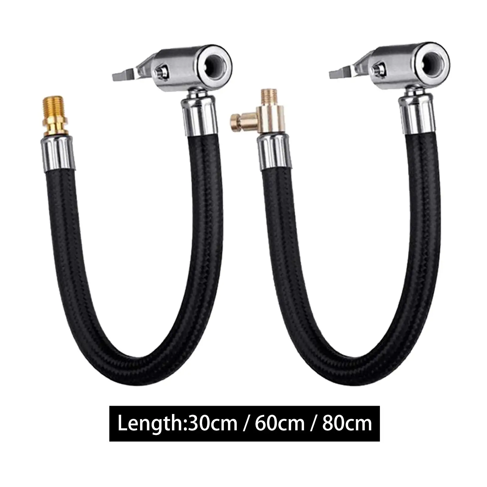 

Automobile Car Tire Air Inflator Hose Inflator Pump Extension Connection Use Under 200PSI