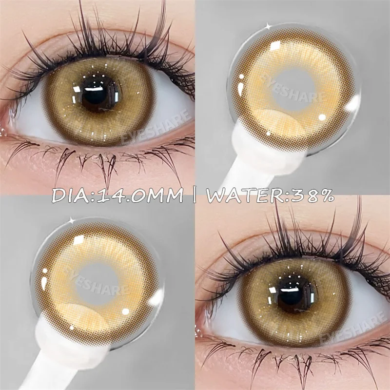 Vibrant Purple Fashion Contacts - High-Quality Soft Beauty Lenses (Yearly)