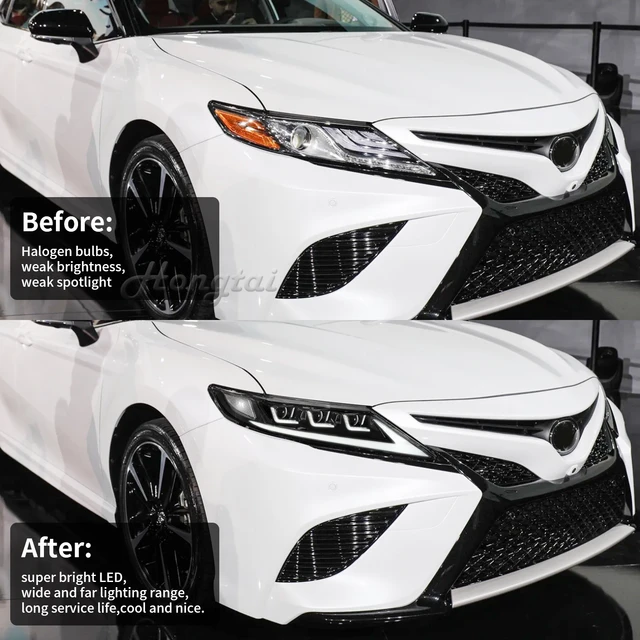 LED Projector Headlight – Right Passenger Side For 2018-2023 Toyota Camry L/LE/SE Models