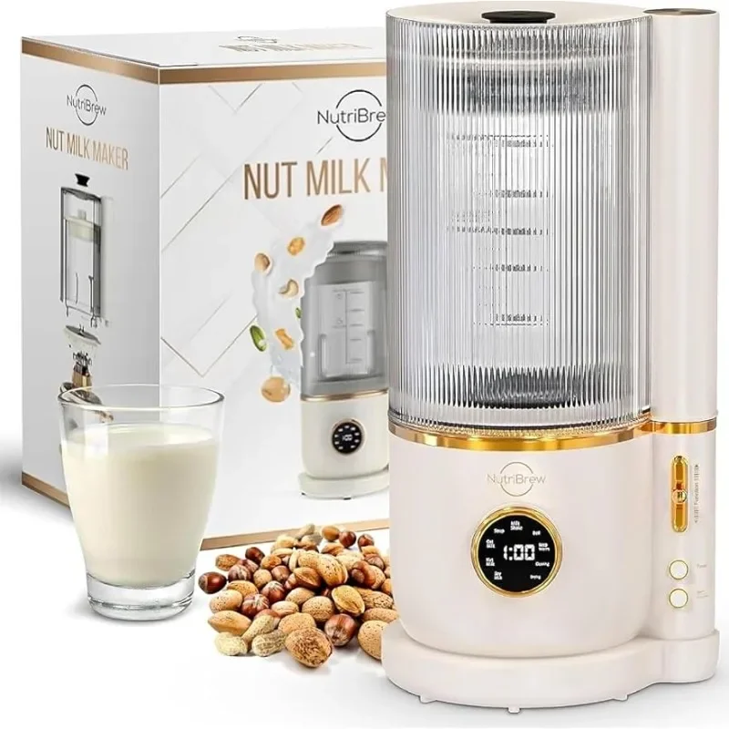

HAOYUNMA Nut Milk Maker, Plant Based Milk Maker Machine,Oat Milk, & More, Intelligent Functions With Delay Start,1.5 L Capacity