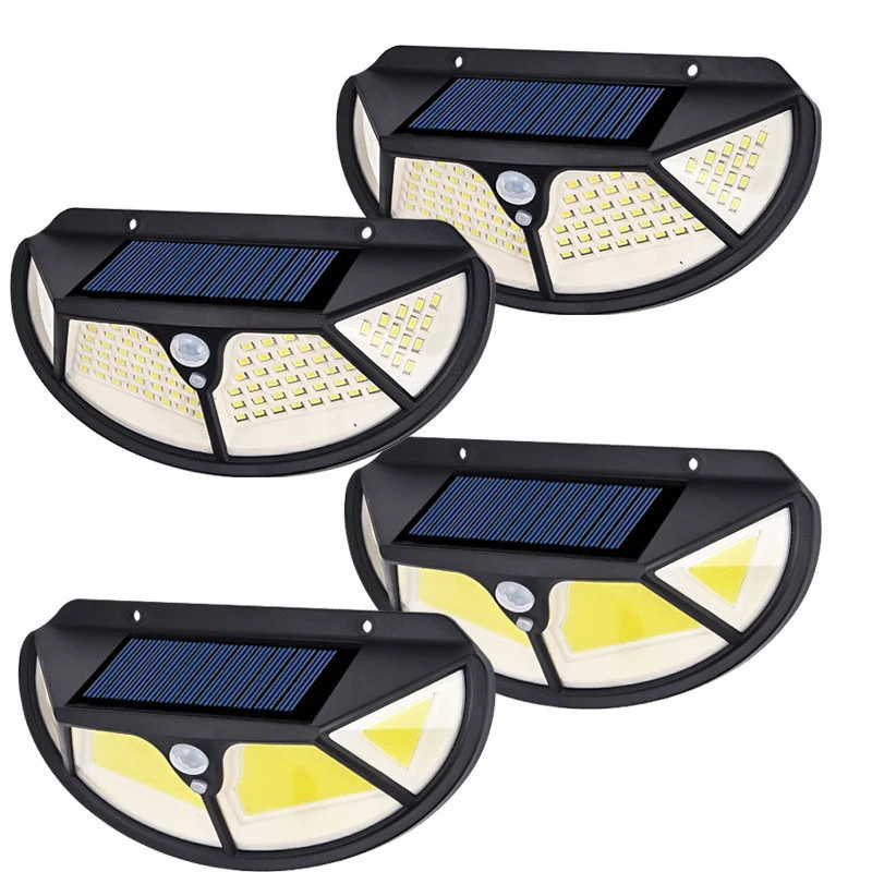 

Outdoor Sensor Security Lights for Backyard Garden Fence Patio Front Door Street Cottage Lamp Wall Lights Solar
