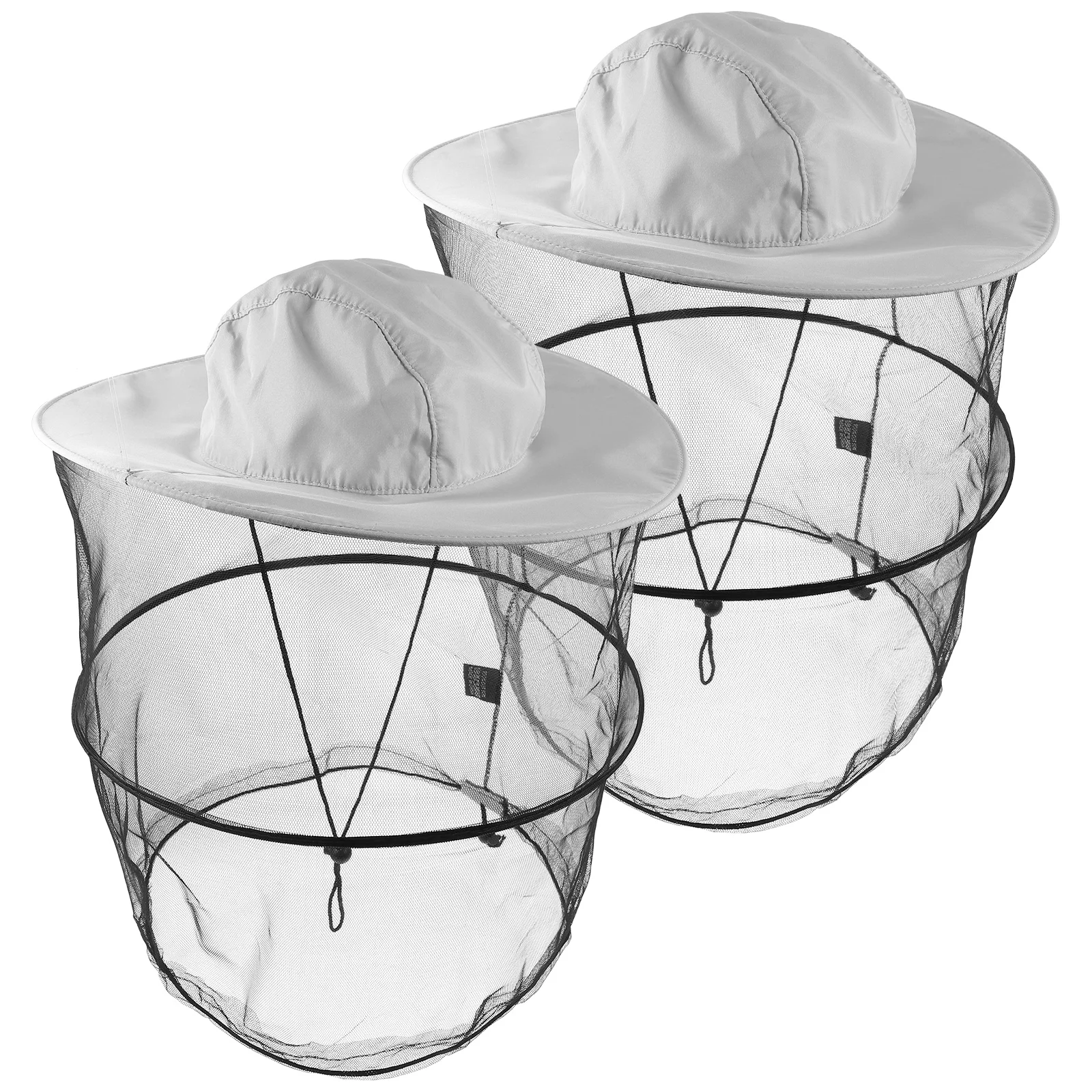 

2pcs Convenient Beekeeper Hat Multi-function Beekeeper Hat Portable Net Hat Beekeeper Supply