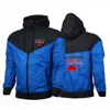 2025 No Boxing No Life Gym Men's Spring and Autumn Thin Windproof Casual Hooded Color Matching Fashion Printing Windbreaker Coat 2