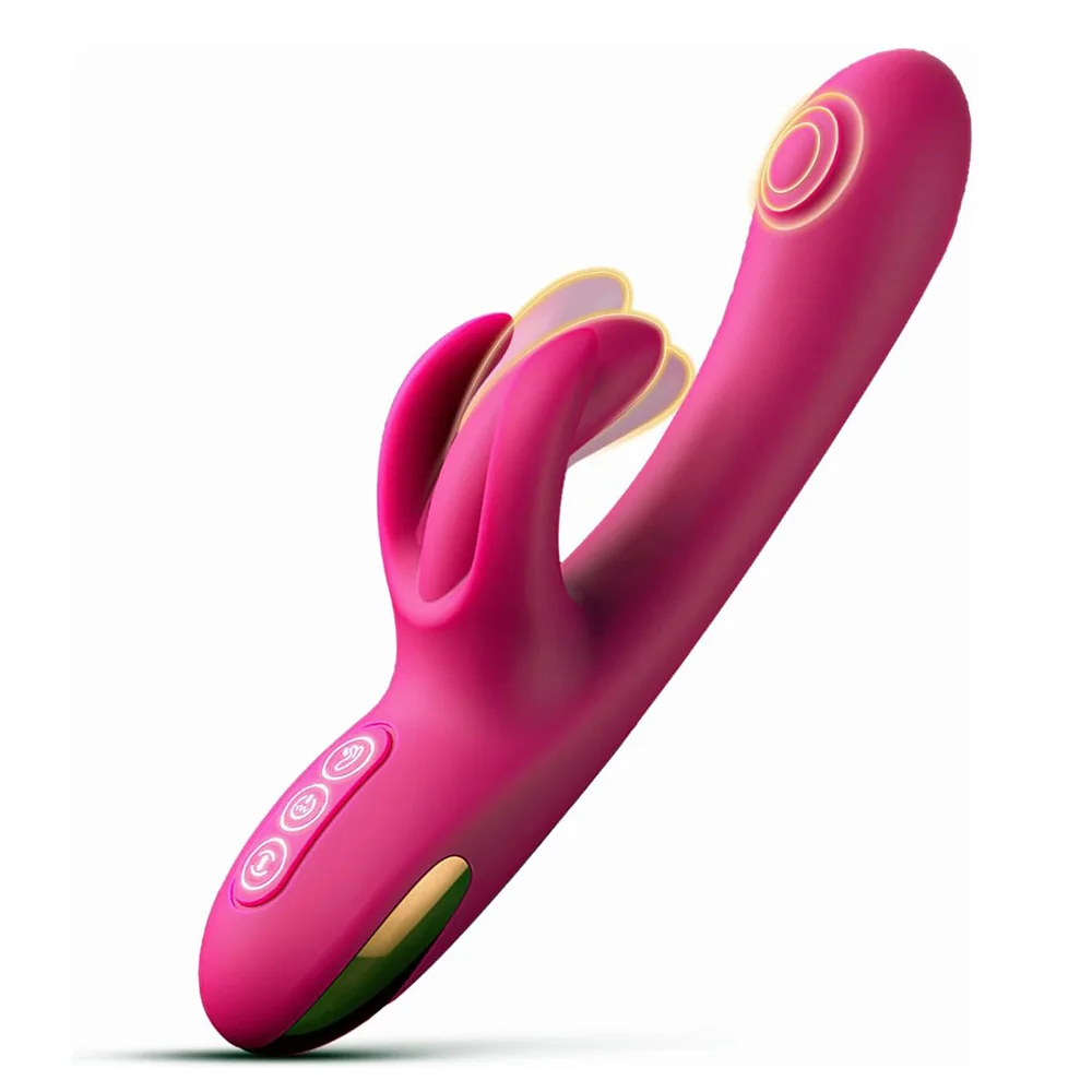 G Spot Dildo Vibrator Adults Sex Toy for G spot Clitoral Stimulator Waterproof Vibration Flapping Vibrating Female Sex Toy