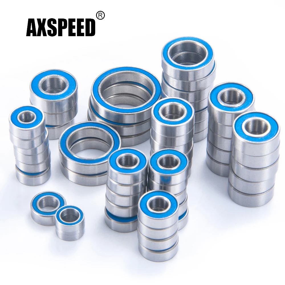 

AXSPEED 55 шт., ступицы колеса, комплект подшипников для фототехники G63 1/10, запчасти для радиоуправляемых моделей автомобилей на гусеничном ходу, аксессуары