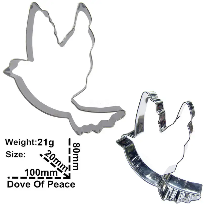 Cartoon animal shape stainless steel biscuit cutter biscuit embossing embossing machine syrup cake chocolate baking mold cookie cutter baking mold baking decorating tools