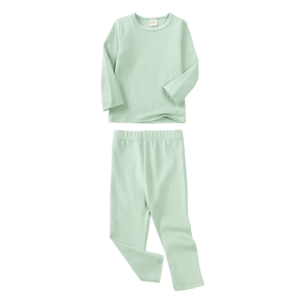 Children's Cotton Pajama Set – Warm Long Sleeve Sleepwear