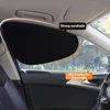 4-Layer Sun Shade Cover Electrostatic Curtains for Car Side Sun Protection Cover Foldable Car Window Shield Private Anti Sun UV 1