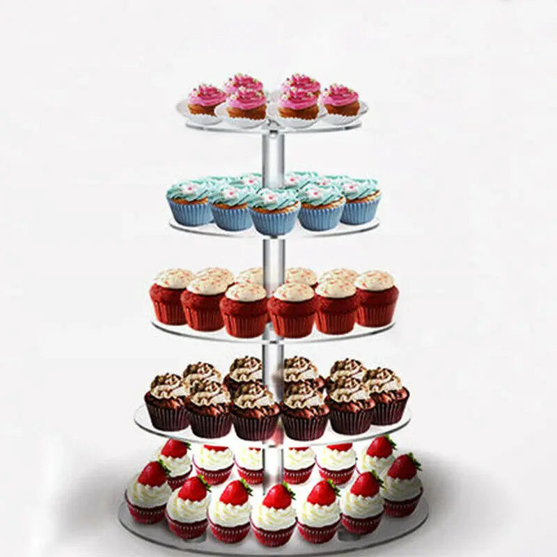5/7 Animal Acrilico Etagere Wedding Cake Stand Muffin Stand Festa Di Nozze