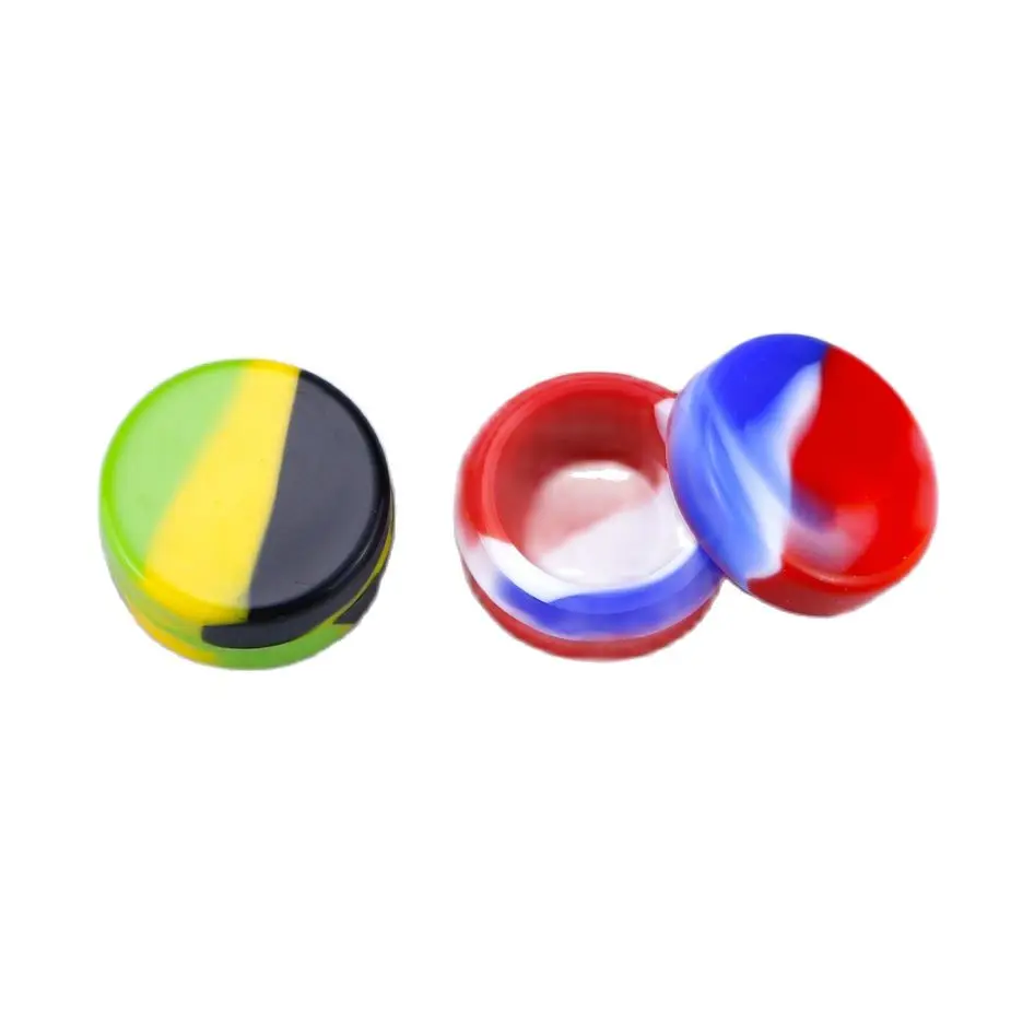 Mini Silicone Round Container, Silicone Wax Container