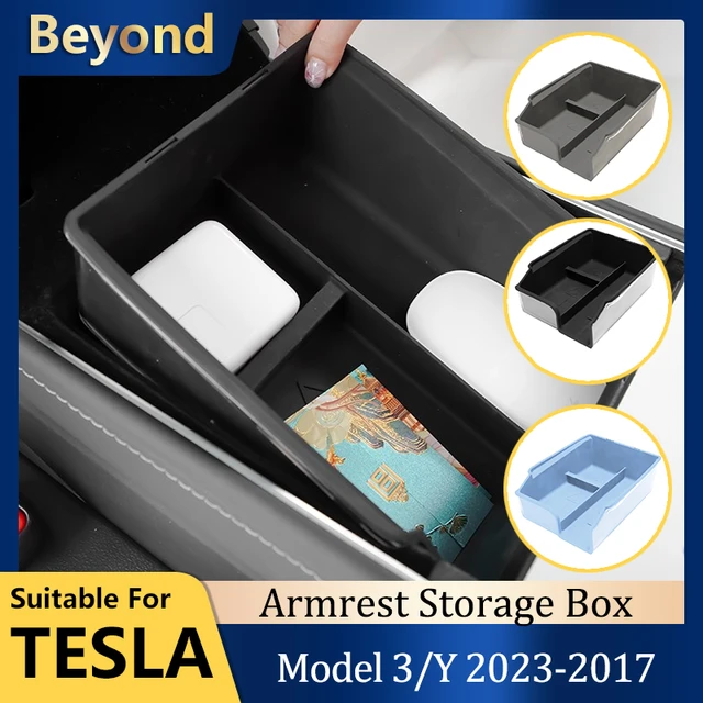 Organizer for the center console of Tesla Model 3 and Model Y - 2021 / 2022  / 2023