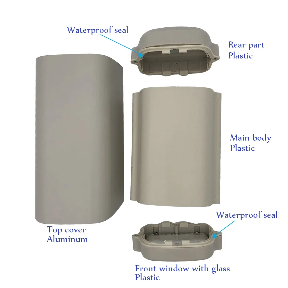 Indoor Outdoor Surveillance Security CCTV Camera Housing Protective Enclosure Casing Kit &Adjustable Wall Ceiling Mount Bracket