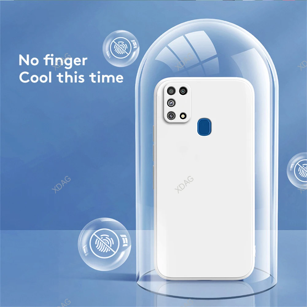 Elegant Soft Liquid Silicone Classic Back Cover in Simple Design