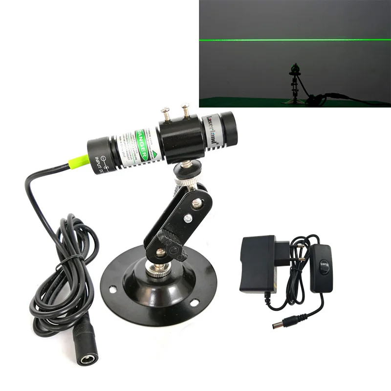 Laser Module 532nm Green Laser Line Generator Projector 30mW 50mW 18*75mm Sawmill Woodworks Swamp Haunted House Lighting Effects