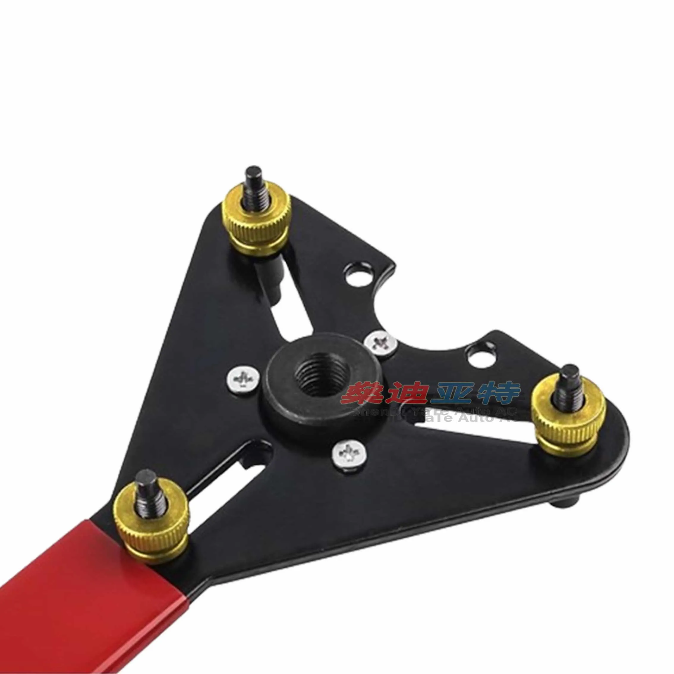 Manual Disassembly Wrench Tool For A/C Compressor Clutch Magnetic Suction Pulley Quick Puller Set Repair Tool