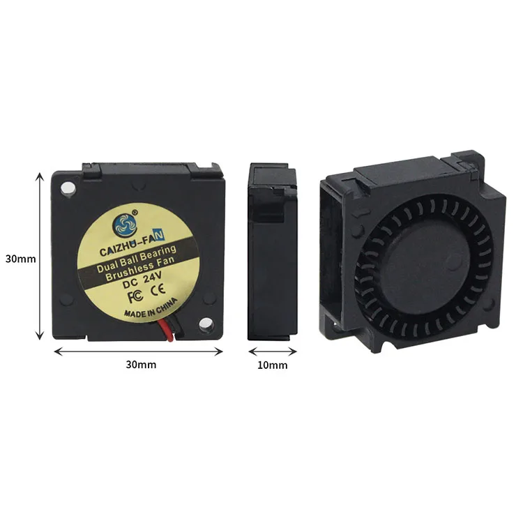 Description Picture 6 of item1pc Replacement 3010 DC24V Turbo Cooling Fan Sprite Extruder Cooler Dual Ball Bearing Fan for Ender-3S1 3D Printer Accessories