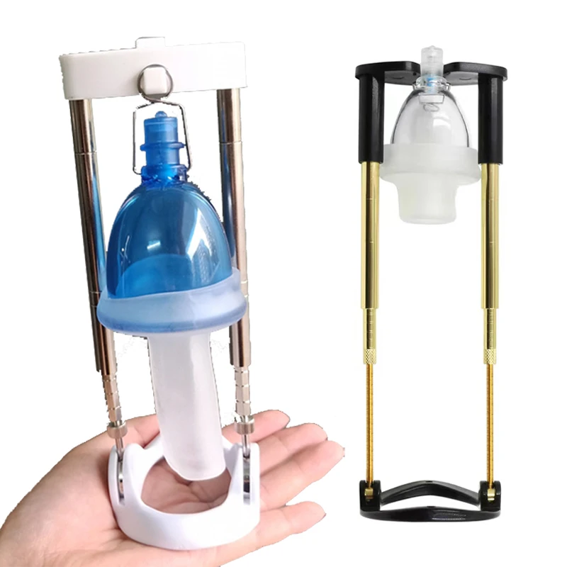 

Penis Pump Extender Enlargement Stretcher Male Masturbator Dick Enhancer Bigger Growth Traction Exerciser Adult Sex Toys for Men