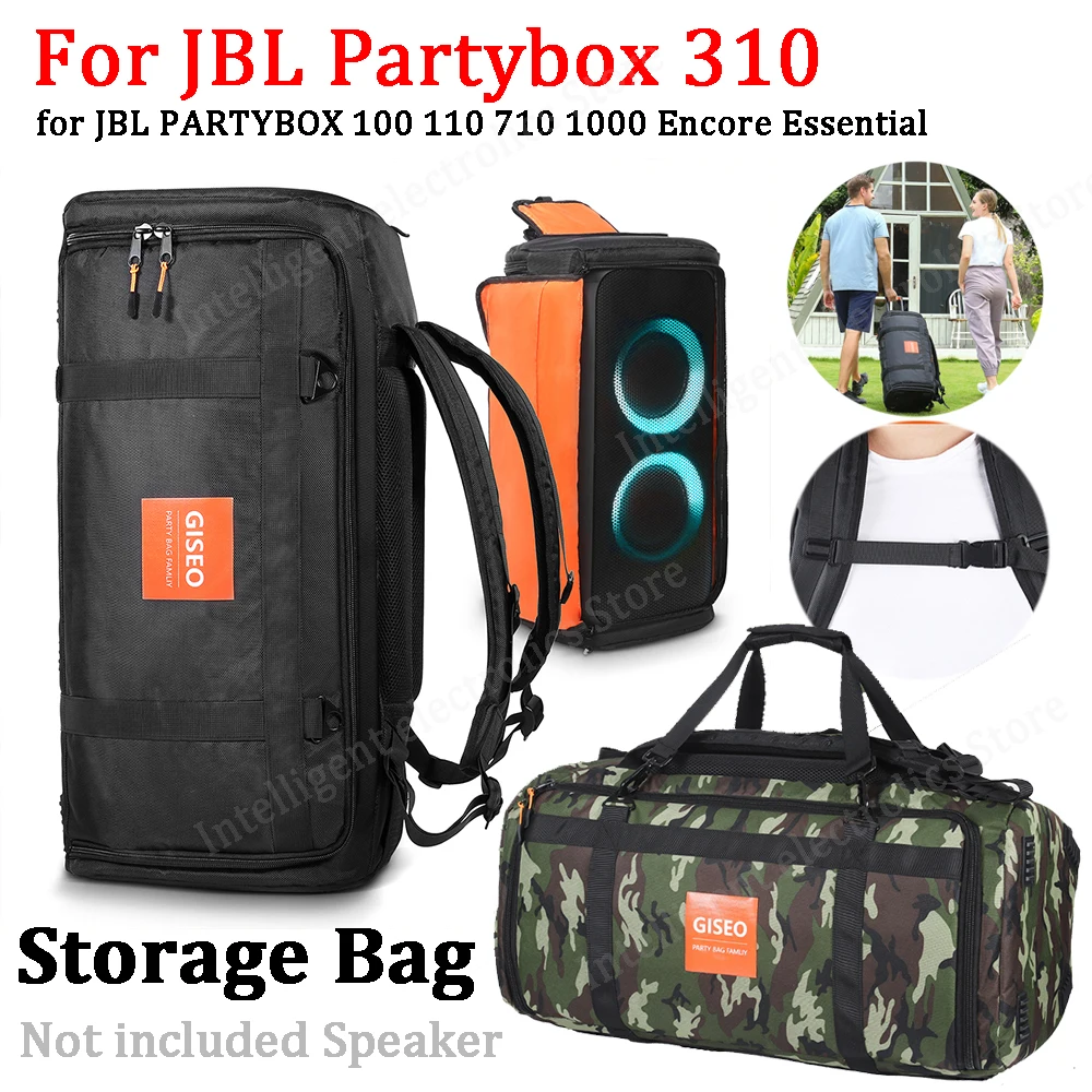 Funda Para Micrófono JBL Partybox Encore – Organizador Portátil Con Carcasa Dura, 15x7x27 Cm