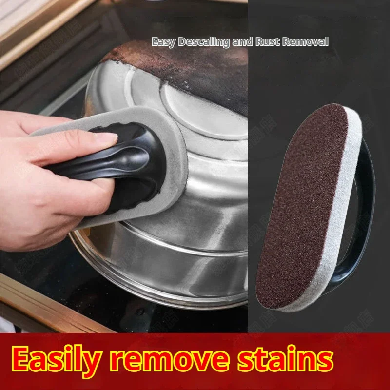 

Kitchen dirt removal sponge brush, sponge cleaning brush, descaling knife pot cleaning agent, strong cleaning brush