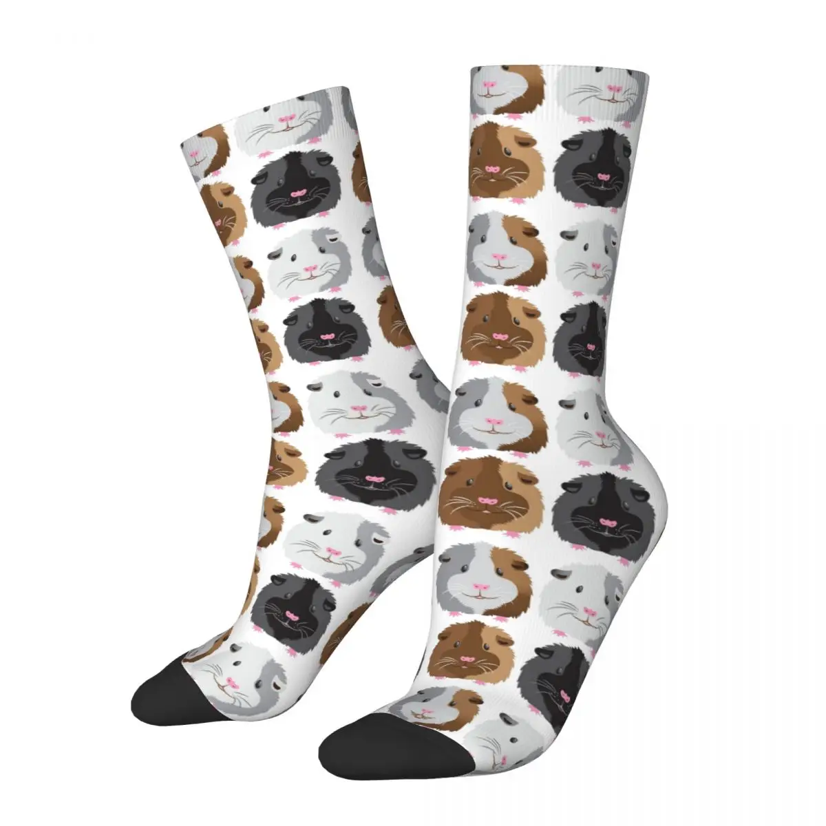 

Носки Four Piggies (морские свинки), высококачественные чулки в стиле Харадзюку, всесезонные длинные носки, аксессуары для мужчин и женщин, подарки