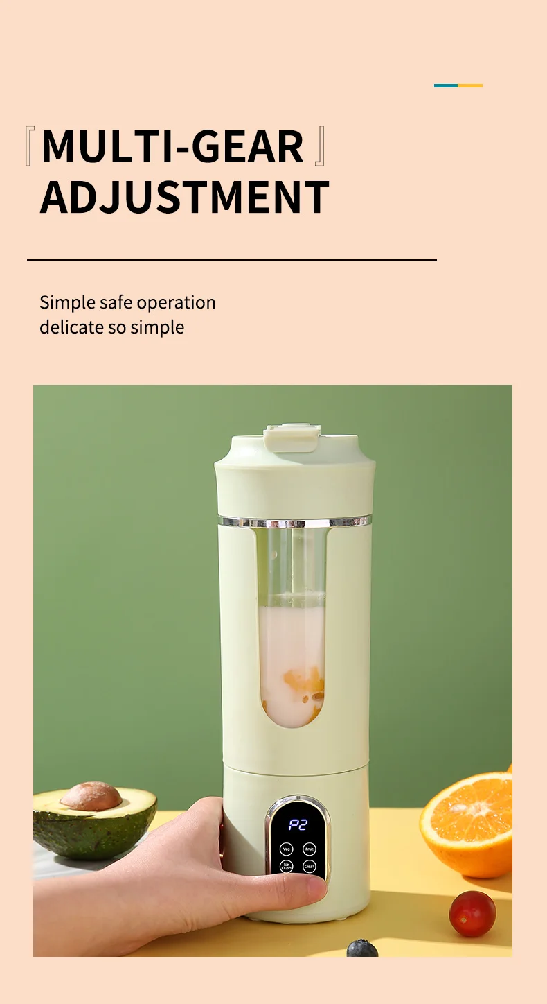 Portable Electric Juicer Blender Usb Rechargeable Fresh Juice Maker_voghion.com