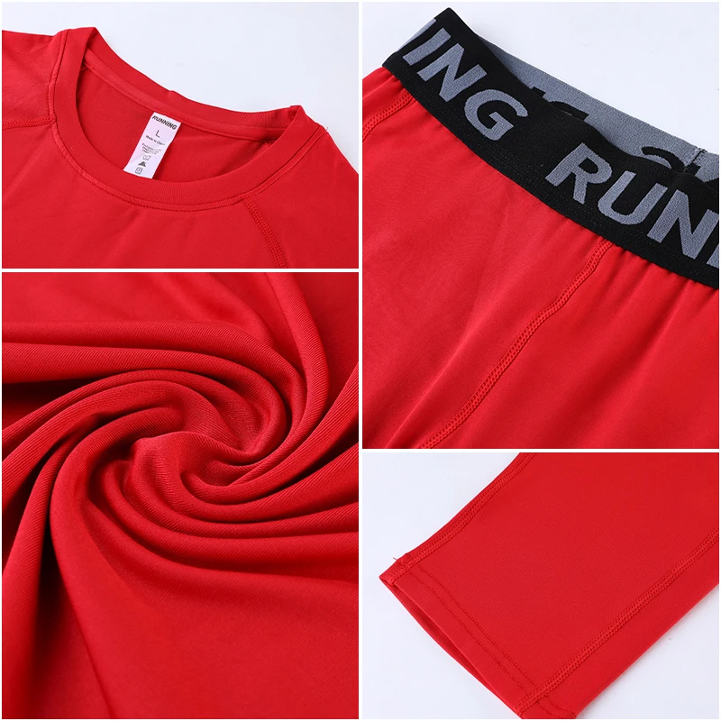 Kid Running Compression Sweatpants Gym Jogging Leggings Basketball Football Shorts Fitness Tight Outdoor Sport Clothes 826+825