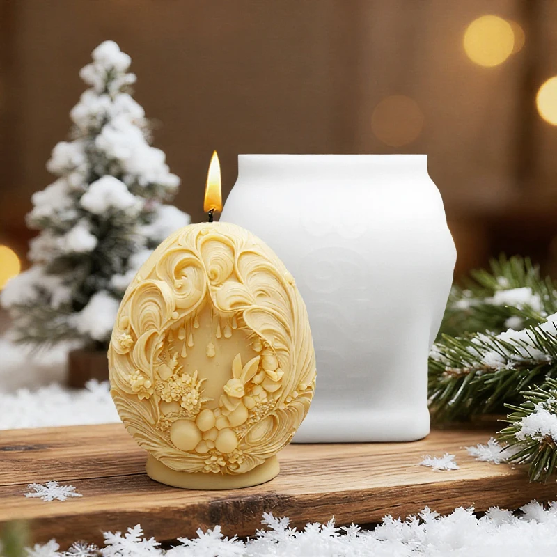 Easter Egg Candle Mold 5