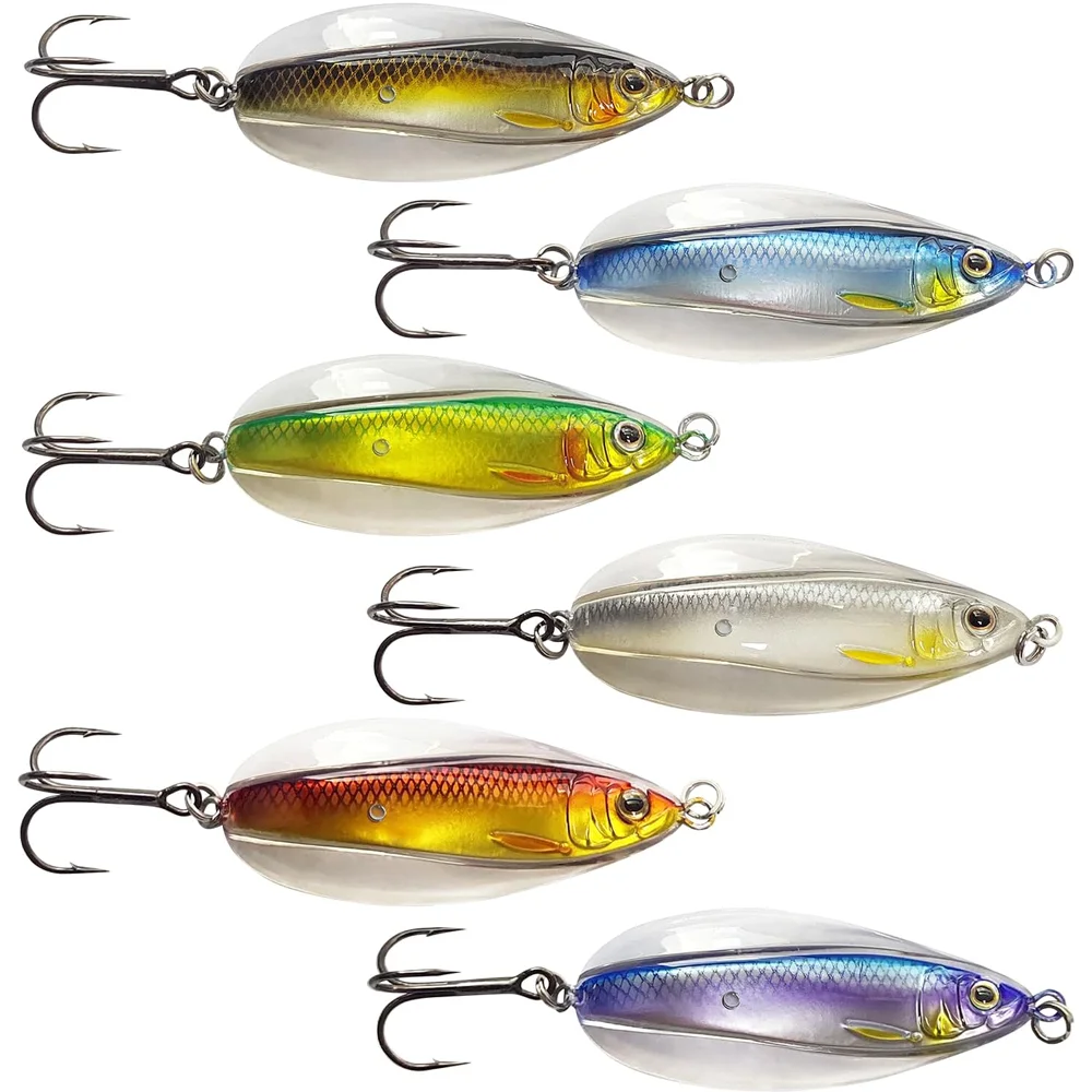 Aventik 22 g Metallguss-Jig-Löffel mit Injektionskern Shore Jigging Angelköder Metallköder Bass Forelle Salzwasser Süßwasser – Detail 1