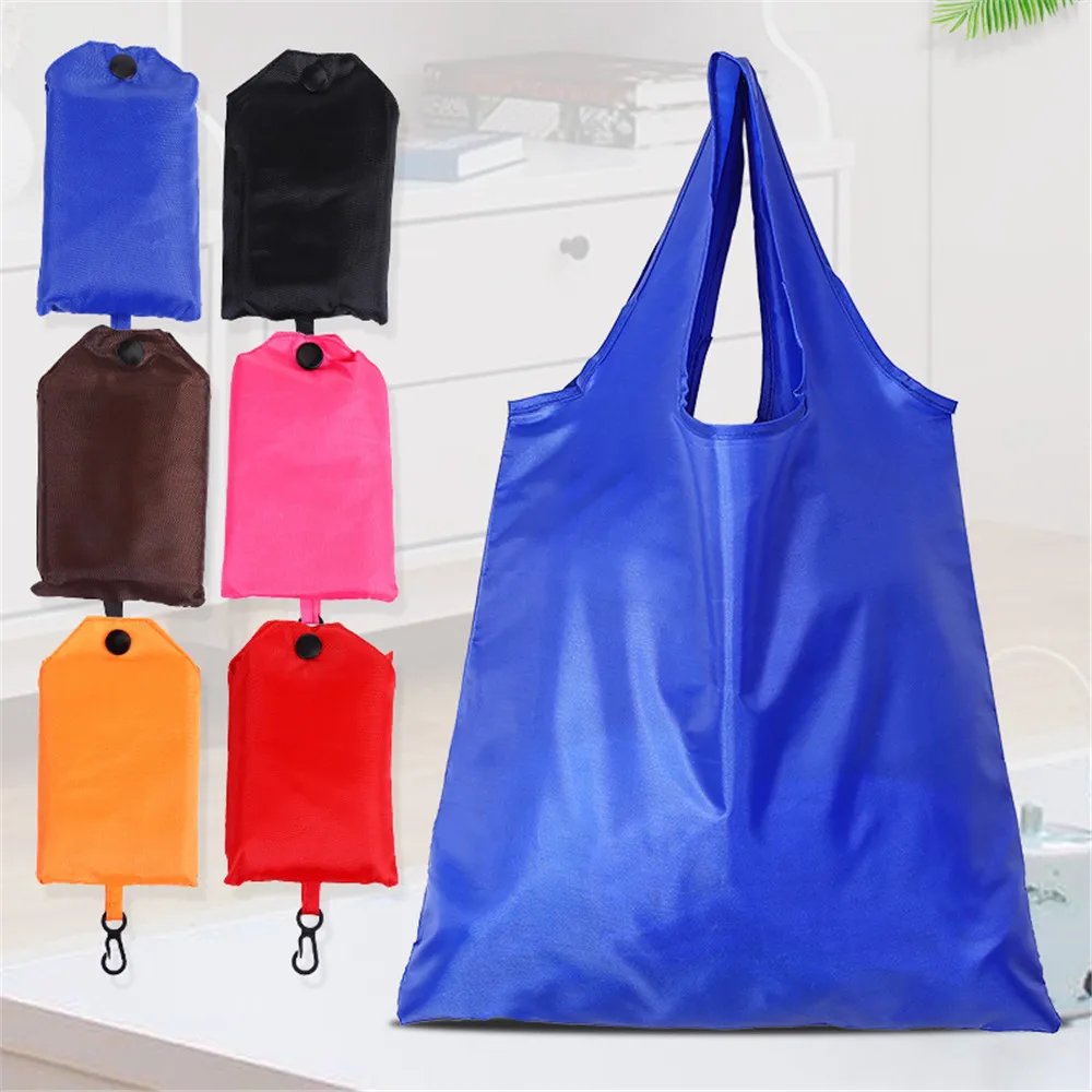 Portable Reusable Shopping Bag Oxford Lightweight Large-capacity Grocery  Purse Tote Foldable Waterproof Shoulder Bag Handbag