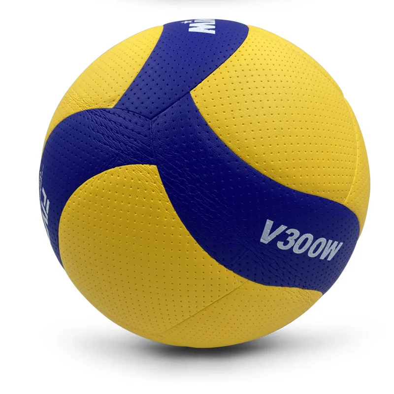 Mikasa V300W Fiva Officiel Volley-Ball Compétition Balle Taille : 5  Bleu/Jaune