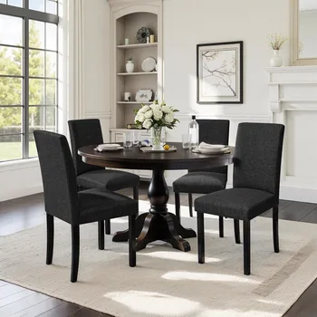 Upholstered Fabric Dining Chairs 1